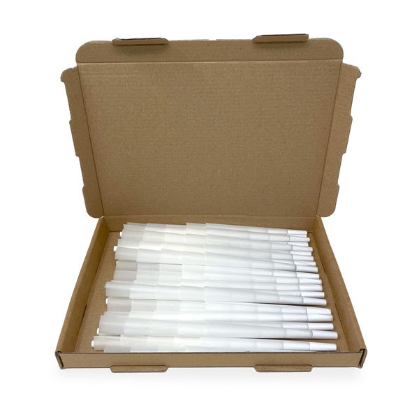The Rigasz White Conical Filter Tubes 109/21mm - King Size 100 pcs
