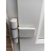 Generic 3 Pack Square Flag Hinge Replacement Covers, White, Plastic, Painted, Hole Style, 4.5cm x 7.4cm Each