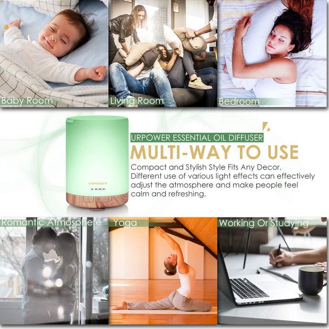 EVERY HOME SHOULD HAVE THIS! - URPOWER ESSENTIAL OIL DIFFUSER 