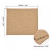 sourcing map 100x100x2mm Square Coasters Cork Cup Mat Pad Adhesive Backed 6pcs