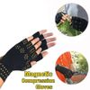2PAIRS Copper Arthritis Compression Gloves Hand Carpal Support Joint Pain Relief