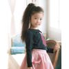Girls Scrunchie Waffle Heat Resistant Dark Bouurane
