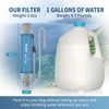 2 Pack Water Filter Straw for Drinking Survival, Personal Straws for Purifyin...