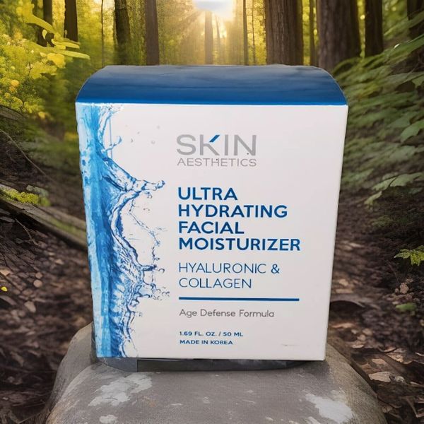 Skin Aesthetics Ultra Hydrating Facial Moisturizer Hyaluronic +Collagen Anti-Age
