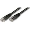 CAT6 Lead, 2M, Black, Ethernet Cables & Assemblies Qty X 1