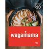 Wagamama £20 Gift Card - UK Redemption Only - Delivered by Post