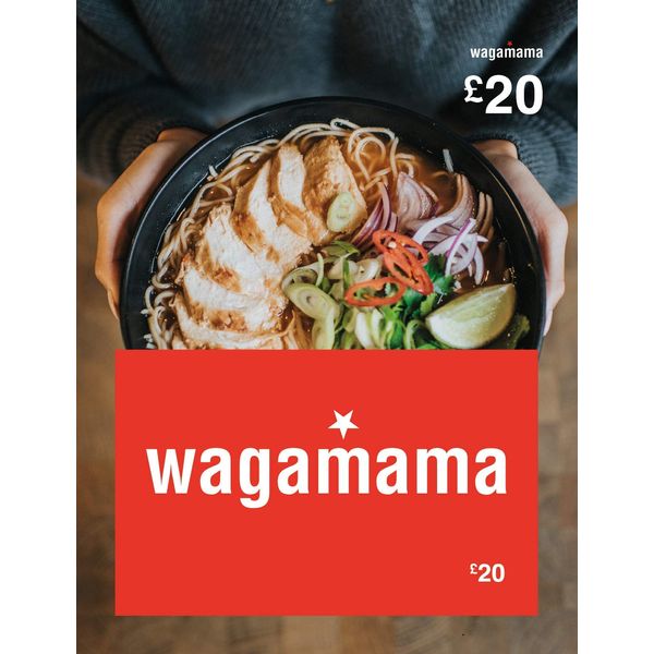 Wagamama £20 Gift Card - UK Redemption Only - Delivered by Post