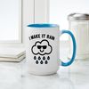 CafePress I Make It Rain Large Mug 15 oz (444 ml) Ceramic Coffee Mug