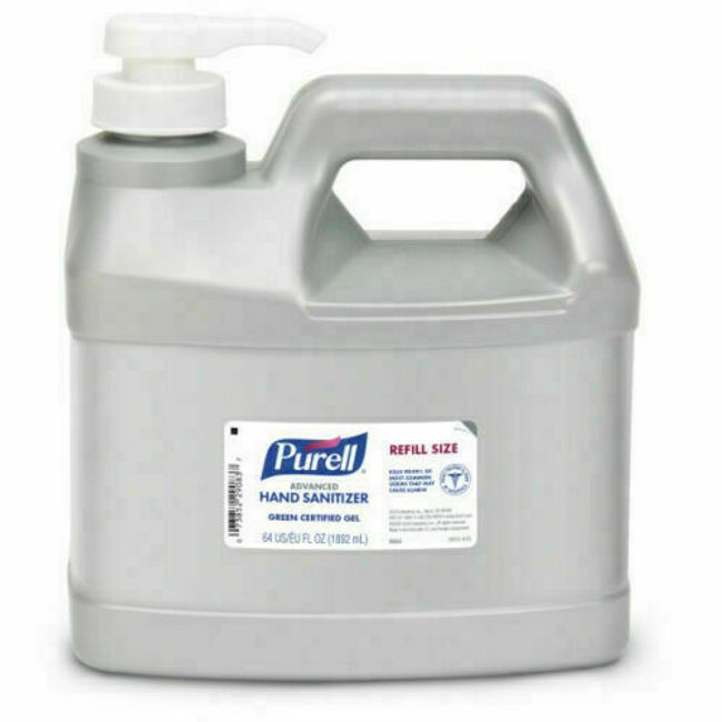 *1-Pack* Purell Advanced Hand Sanitizer 1/2 Gallon Gel Pump Refill Jug 9684-04