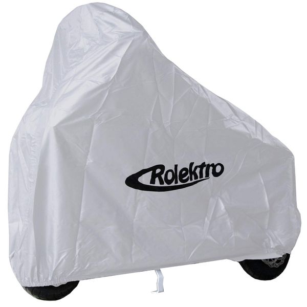 Rolektro Abdeckplane Abdeckhülle Garage für eco Fun E-Joy 20 E-Scooter und bauähnliche Faltbare Elektroroller 130x70x130 LxBxH aus Polyester 210T