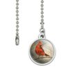GRAPHICS & MORE Cardinal Red Bird on Tree Branch Ceiling Fan and Light Pull Chain