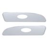 Technical Precision Replacement for Peterbilt 379 Year 2007 Chrome Plastic Door Emblem Panel Trim