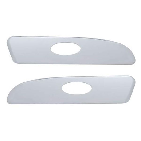 Technical Precision Replacement for Peterbilt 379 Year 2007 Chrome Plastic Door Emblem Panel Trim