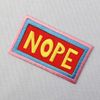 English Text Embroidered Badge Iron on or Sew on Patch