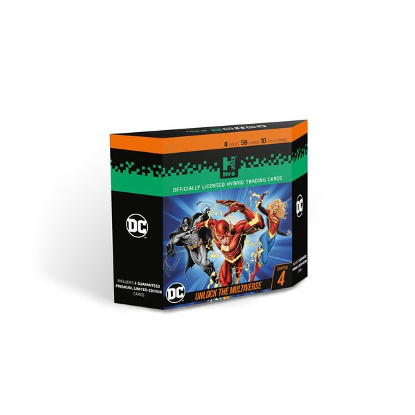 Hro DC Hybrid Trading Card Chapter 4 8-Pack Premium Starter Box, Multicolor