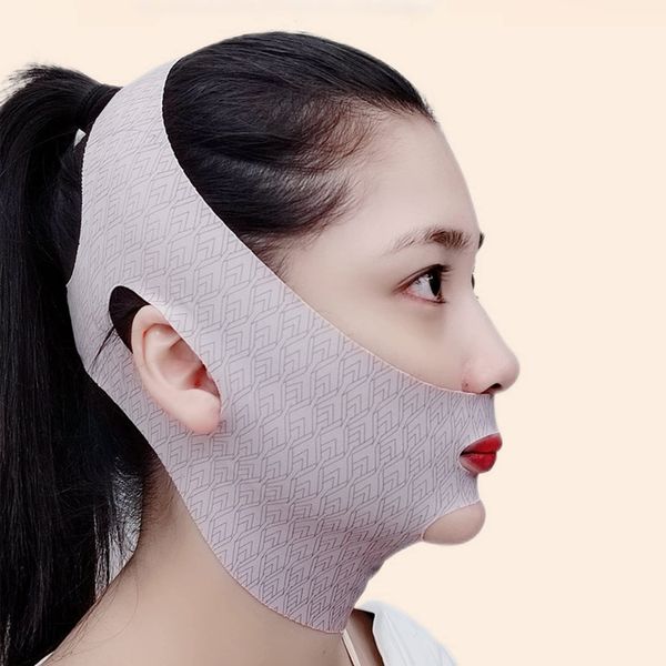 TNSLAND Beauty Face Sculpting Sleep Mask, V Shape Face V Line Shaping Face Mask, Doppelkinn Entferner Double Chin Reducer, Face Lifting Belt Face Tightening Chin Up Mask für Frau Mann Gesicht Abnehmen