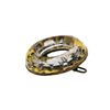 tamarusan (tamarusan) Cheetah Glance Chin Closure Hair Pins Yellow Black Jaw