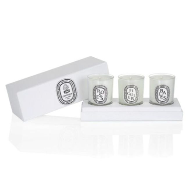 [Free Shipping] Diptyque Mini Candle Coffret (Rose, Figuier, Baie) 3x70g -diptyque- [Domestic regular product]