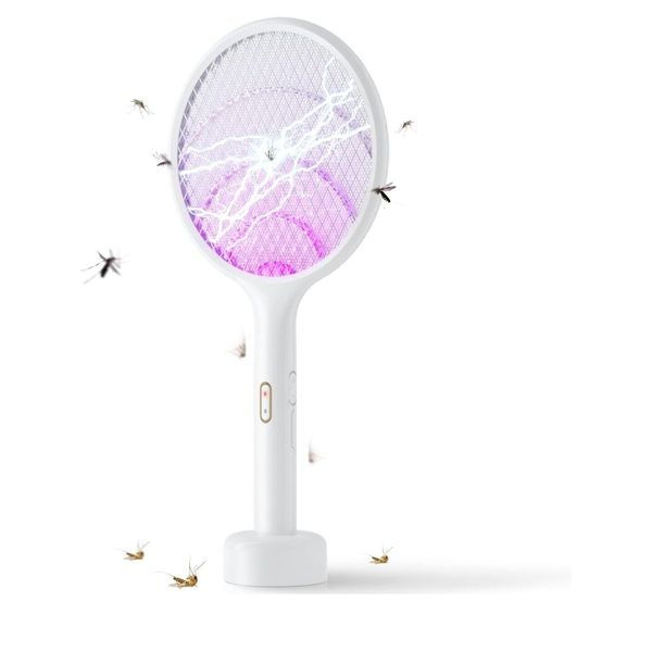 YISSVIC Electric Fly Swatter 4000V Bug Zapper Racket Dual Modes Mosquito Killer