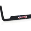 JEEP UV Printed Plastic License Plate Frame - Patriotic