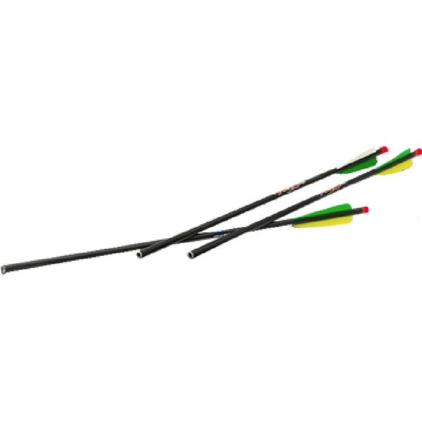 Excalibur Firebolt 20" Illuminated Carbon Lightweight Crossbow Arrows for Use on EXO-Traditional Series Crossbows - 3 Pack (EXLB-22CAVIL-3)