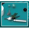 7PC Portable Titanium Toothpicks Set,Reusable Metal Floss Kit Box Travel Camping