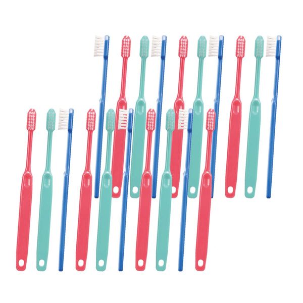 Ci Medical Compact Head Toothbrush, Sparse Type Ci23 (Slightly Soft), 20 Pieces