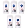 (5 PACK) Nivea Dry Comfort Antiperspirant Deodorant Stick for Women - (Pack of 5) Nivea Dry Comfort Anti-perspirant Deodorant Solid Stick for Women 5x40ml (European Import)