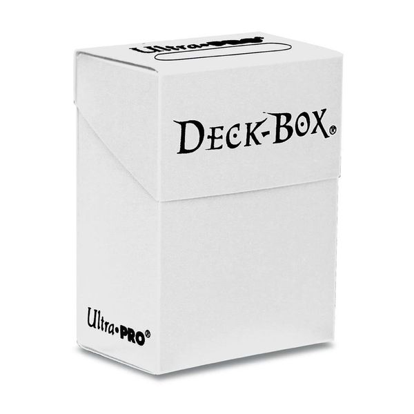 Ultra Pro Solid White Deck Box