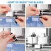 30/45/60° Alloy Deep Cut Blade with Housing for Cricut Explore 3/Air 2/Air/One/Maker 3/Maker 3/Maker