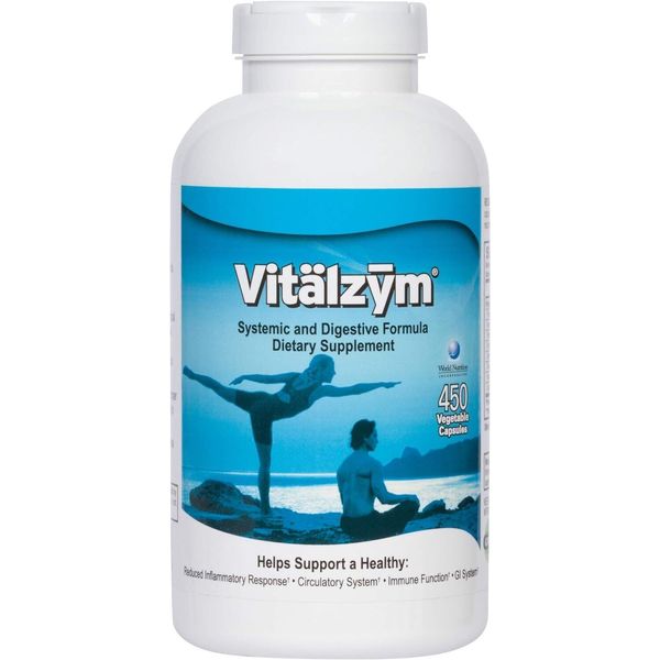 VITÄLZYM Original Proteolytic Systemic Digestive Enzyme Formula 450 Capsules