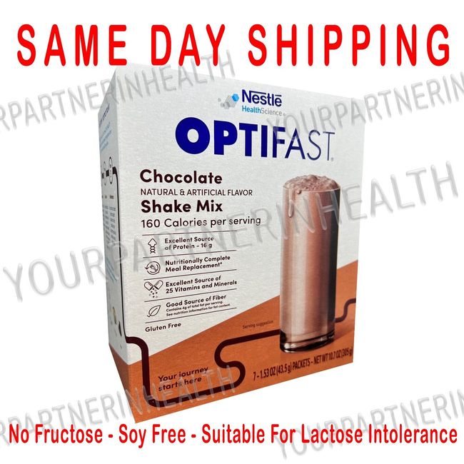 OPTIFAST 800 POWDER SHAKE | 3 BOXES | CHOCOLATE | 21 SERVINGS | FRESH & NEW