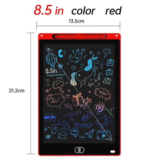 8.5/10/12 Inch LCD Drawing Tablet Electronic Drawing Writing Board