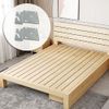 FoyaHome 2 Pcs Universal Wood Bed Headboard Brackets, Silvery Adjustable Bed Rail Hook Plates