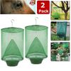 2Pcs The Ranch Fly Trap Reusable Fly Catcher Killer Cage Net Trap Pest Bug Catch