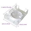 DNB Revolving Playing Card Tray - 2 Deck Plastic Rotating Canasta Card Holder