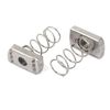 Sourcingmap M10 304 Stainless Steel Strut Spring Channel Nuts 10 Pcs