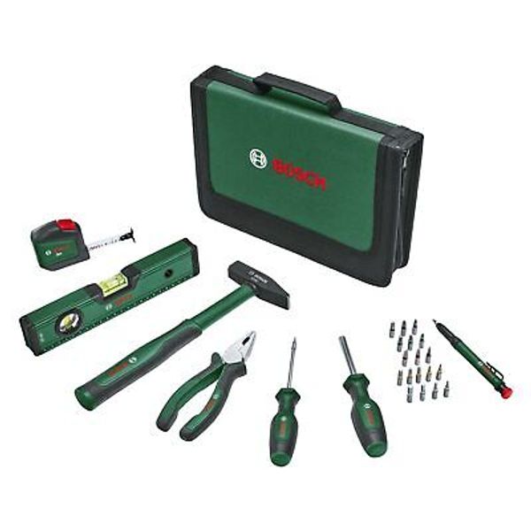 Home and Garden Universal Hand Tool Set 25-Piece (Versatile Tool Kit for