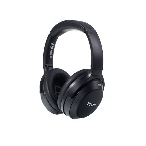 ZVOX AV52 Noise Cancelling Headphones With AccuVoice Technology (Black)