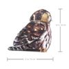 Folkmanis Pygmy Owl Hand Puppet, Brown, Black, White, Beige