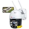 Ctronics Security Camera, Outdoor, Automatic Tracking, Human Detection, PTZ, 360°, Preset Function, 24-Hour Continuous Recording, Smart Night Vision, Smartphone/PC, Remote Control, FTP/ONVIF/NAS,