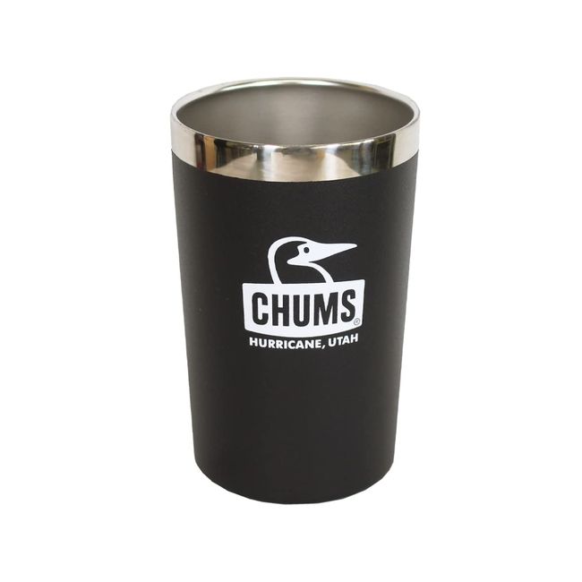 CHUMS CH62-1735-K001-00 Camper Stainless Steel Tumbler, Black, 15.2 fl oz (430 ml)