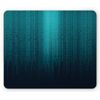 Lunarable Digital Mouse Pad, Web Computer Programmer Futuristic Matrix Display with Algorithms Code Image, Rectangle Non-Slip Rubber Mousepad, Standard Size, Petrol Blue Aqua