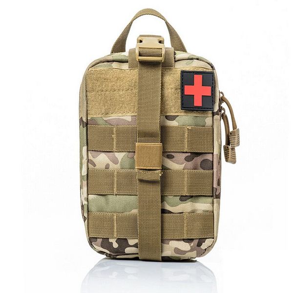 First Aid Kit Outdoor Premium First Aid Box First Aid Bag Home Pharmacy for Home, Car, Travel, Office, Hiking, Camping (Camouflage)