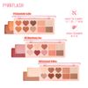 PINKFLASH OhMyLove マルチプルフェイスパレットアイシャドウブラッシュハイライターコンター4 in 1 (03# Caramel Toffee)