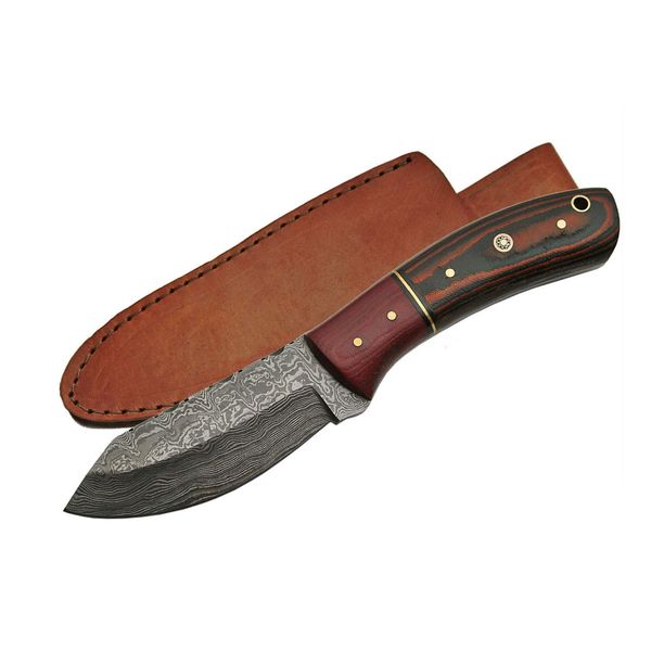 Szco Supplies Damascus Skinner Micarta/Wood