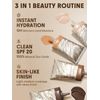SHEGLAM Dew & Done Skin Tint with SPF20 Light-medium Coverage Foundation Evens Skin Tone-Sand