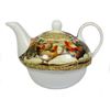 Cockerel and Hen Fine China Tea For One Set