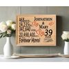 39 Year Anniversary Gift Personalized 39th Wedding Anniversary Present