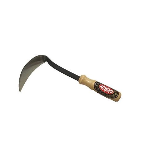 BlueArrowExpress Kana Hoe 217 Japanese Garden Tool - Hand Hoe/Sickle is Perfect for Weeding and Cultivating. The Blade Edge is Very Sharp.